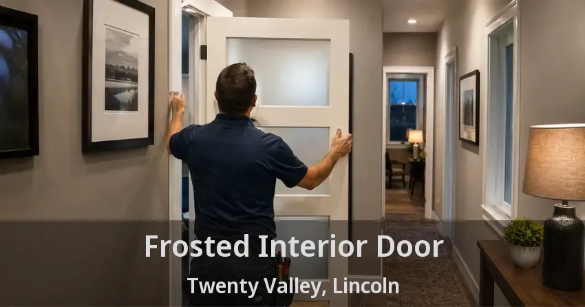 Frosted Interior Door Twenty Valley, Lincoln - ON