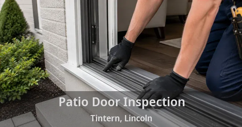 Patio Door Inspection Tintern, Lincoln - ON