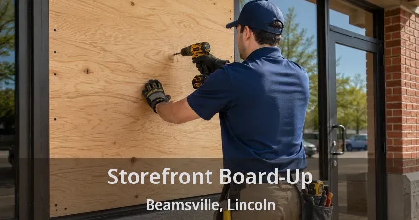Storefront Board-Up Beamsville, Lincoln - ON