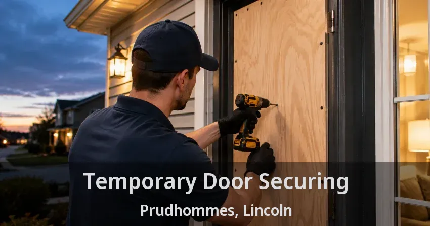 Temporary Door Securing Prudhommes, Lincoln - ON