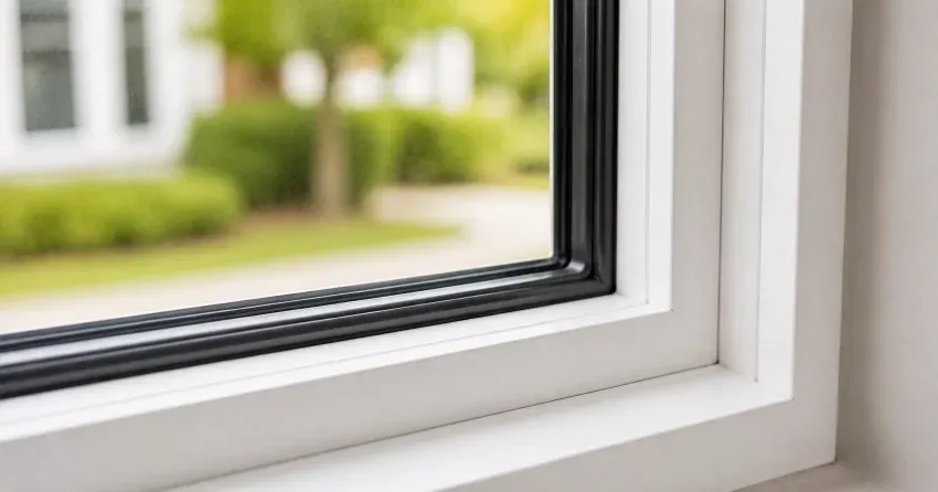 technician repairing window and door hardware in Vineland, Lincoln home